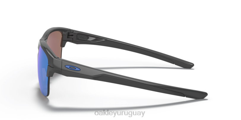 Oakley enlace delgado XT4H892 gafas lentes zafiro iridio, montura gris oscuro