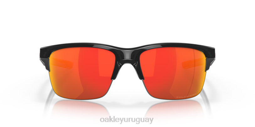 Oakley enlace delgado XT4H894 gafas lentes polarizadas rubí iridio, montura tinta negra