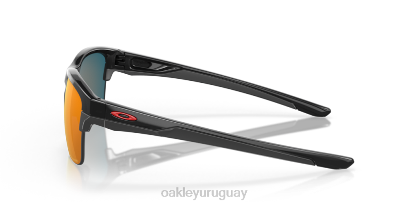 Oakley enlace delgado XT4H894 gafas lentes polarizadas rubí iridio, montura tinta negra
