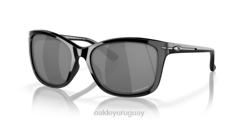 Oakley entrar un momento XT4H762 gafas lentes de iridio negro, montura negra pulida