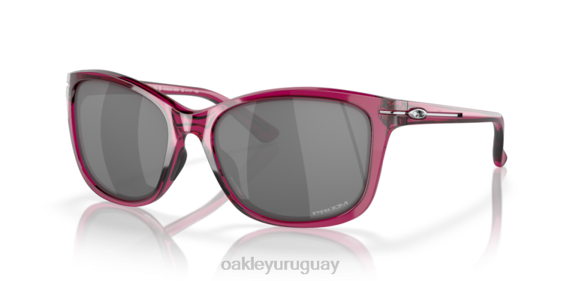 Oakley entrar un momento XT4H763 gafas lentes de iridio negro, montura cristal frambuesa