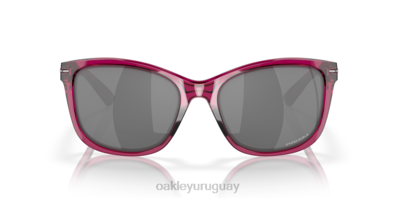 Oakley entrar un momento XT4H763 gafas lentes de iridio negro, montura cristal frambuesa