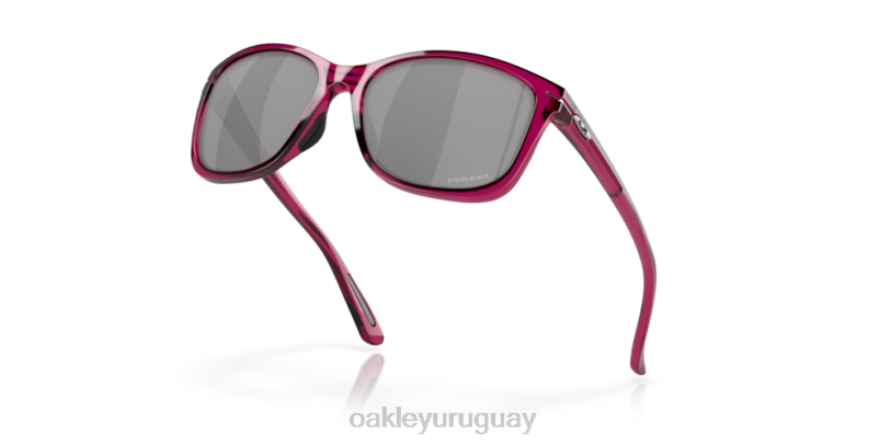 Oakley entrar un momento XT4H763 gafas lentes de iridio negro, montura cristal frambuesa