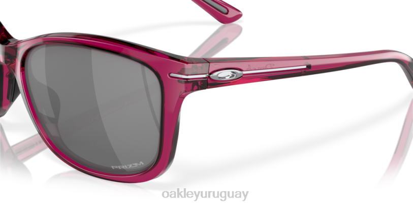 Oakley entrar un momento XT4H763 gafas lentes de iridio negro, montura cristal frambuesa
