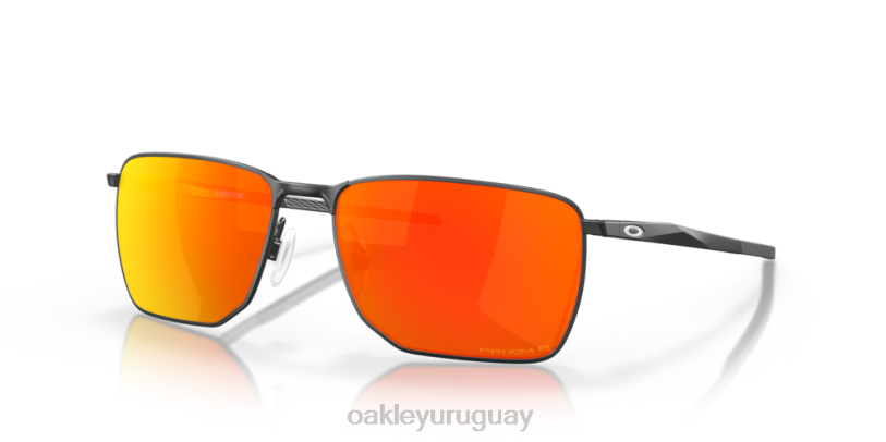 Oakley eyector XT4H348 gafas lentes polarizadas prizm ruby, montura de acero claro