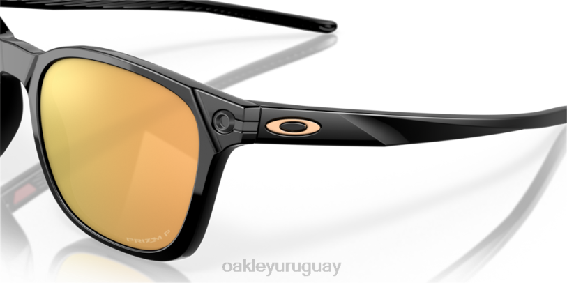 Oakley eyector XT4H577 gafas lentes polarizadas prizm oro rosa, montura negra pulida