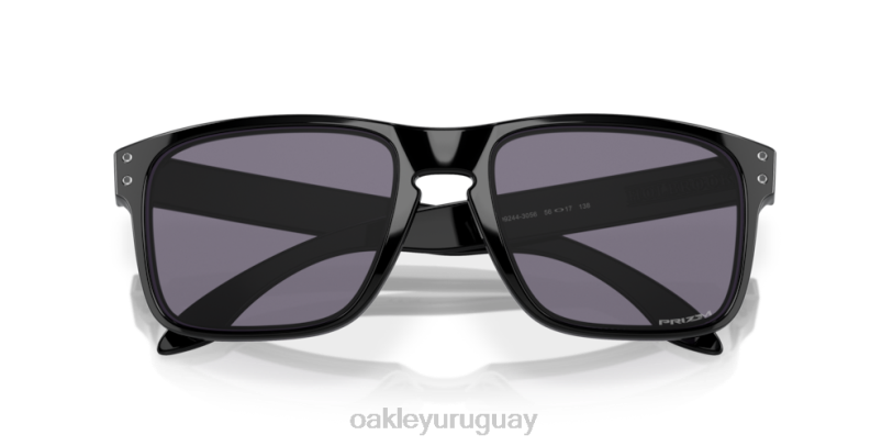 Oakley holbrook (ajuste de puente bajo) XT4H791 gafas lentes gris prizm, montura negra pulida