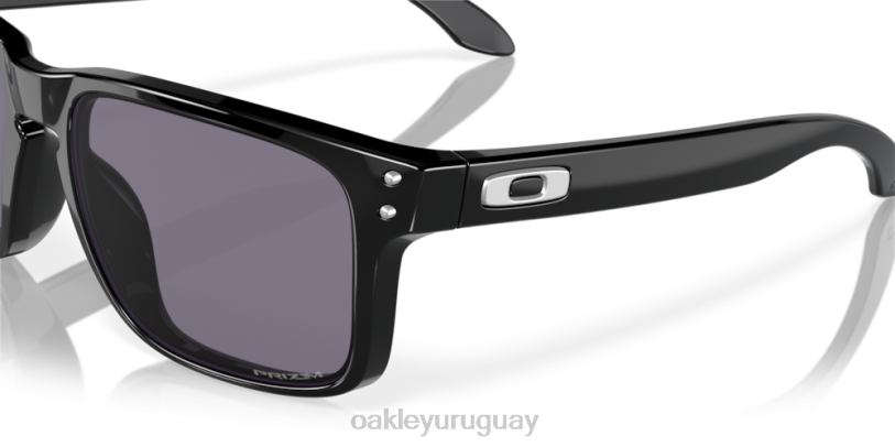 Oakley holbrook (ajuste de puente bajo) XT4H791 gafas lentes gris prizm, montura negra pulida