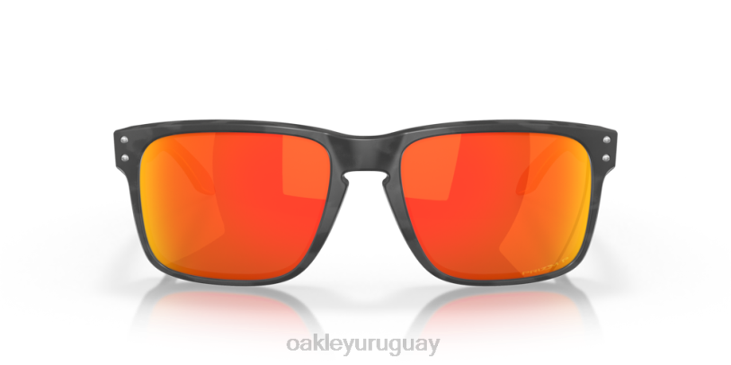 Oakley holbrook (ajuste de puente bajo) XT4H796 gafas Lentes polarizadas Prizm Ruby, montura camo negro mate.