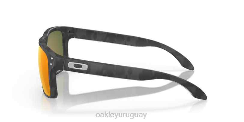 Oakley holbrook (ajuste de puente bajo) XT4H796 gafas Lentes polarizadas Prizm Ruby, montura camo negro mate.