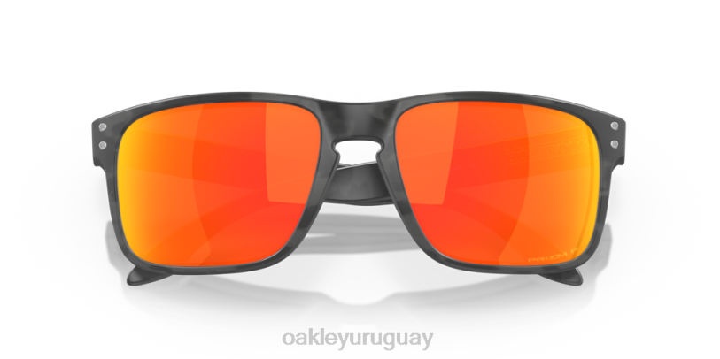 Oakley holbrook (ajuste de puente bajo) XT4H796 gafas Lentes polarizadas Prizm Ruby, montura camo negro mate.