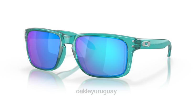 Oakley holbrook (ajuste de puente bajo) XT4H800 gafas lentes polarizadas prizm sapphire, montura trans artic surf