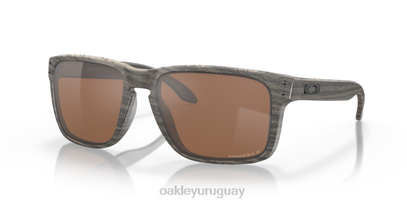 Oakley holbrook xl XT4H5 gafas Lentes polarizadas Prizm de tungsteno, montura de madera veteada.