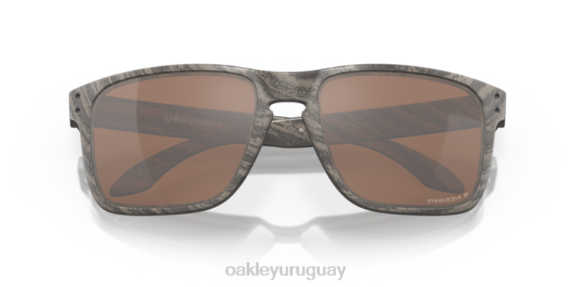 Oakley holbrook xl XT4H5 gafas Lentes polarizadas Prizm de tungsteno, montura de madera veteada.