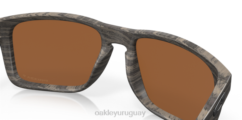 Oakley holbrook xl XT4H5 gafas Lentes polarizadas Prizm de tungsteno, montura de madera veteada.