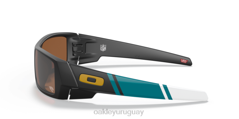 Oakley jaguares de jacksonville gascan XT4H559 gafas Lentes Prizm de tungsteno, montura negra mate.