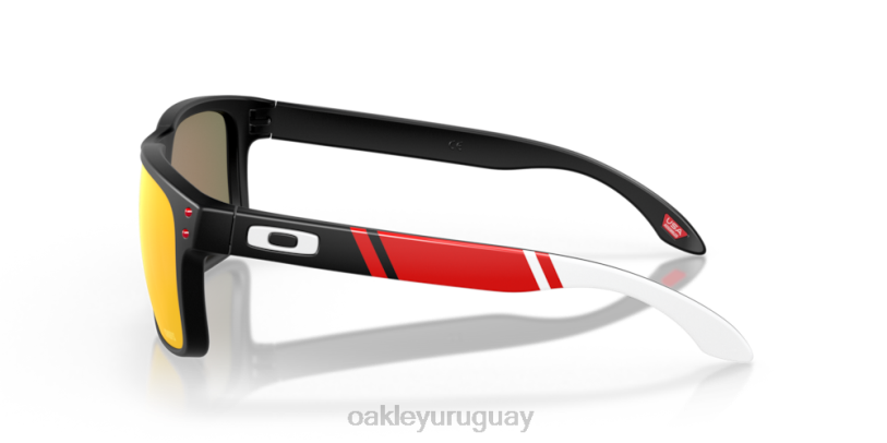 Oakley jefes de la ciudad de kansas holbrook XT4H629 gafas Lentes prizm ruby, montura negra mate.