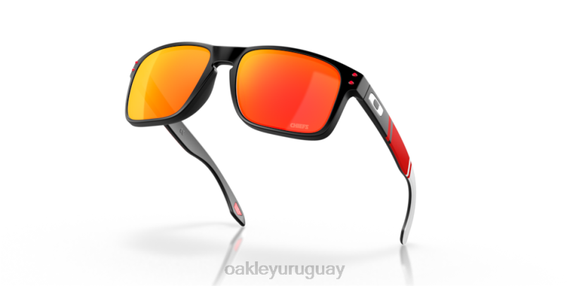 Oakley jefes de la ciudad de kansas holbrook XT4H629 gafas Lentes prizm ruby, montura negra mate.