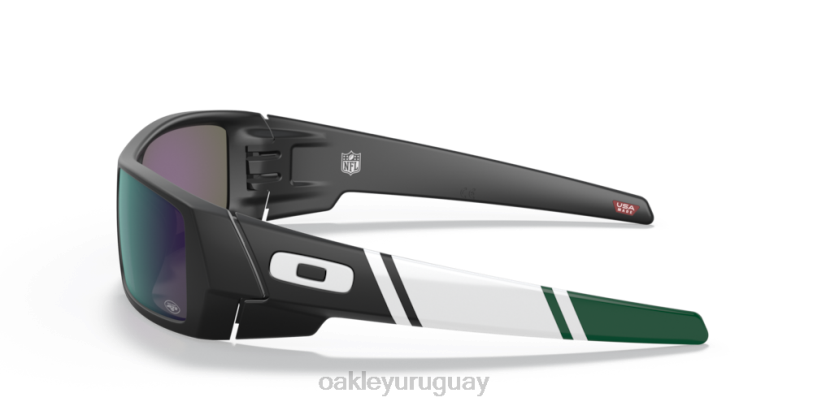 Oakley jets de nueva york gascan XT4H565 gafas lentes prizm jade, montura negra mate