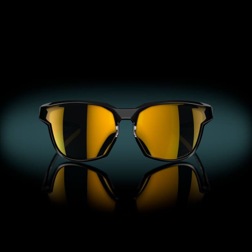 Oakley kaast XT4H750 gafas Lentes prizm 24k, montura de tinta negra.