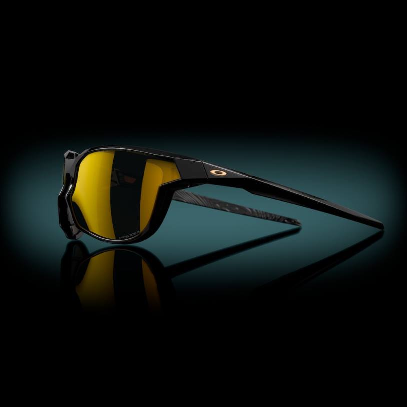 Oakley kaast XT4H750 gafas Lentes prizm 24k, montura de tinta negra.