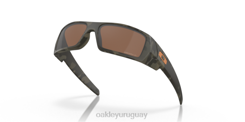 Oakley lata de gas XT4H320 gafas Lentes polarizadas Prizm de tungsteno, montura de camuflaje verde oliva mate.