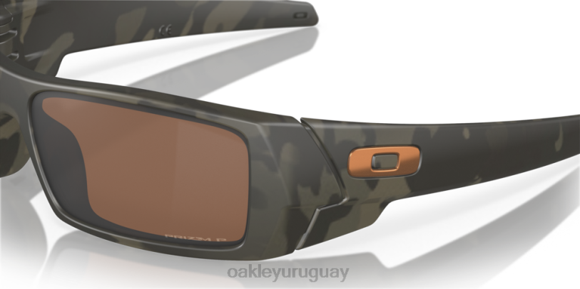Oakley lata de gas XT4H320 gafas Lentes polarizadas Prizm de tungsteno, montura de camuflaje verde oliva mate.