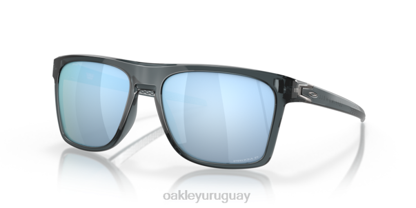 Oakley leffingwell XT4H184 gafas Lentes prizm polarizadas deep water, montura negra cristal