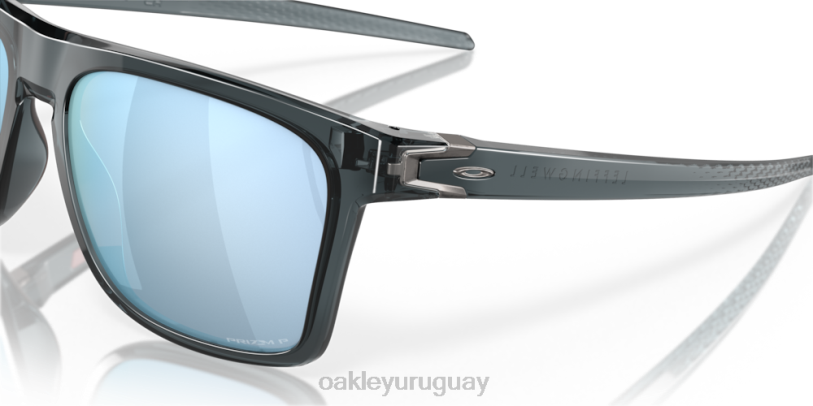 Oakley leffingwell XT4H184 gafas Lentes prizm polarizadas deep water, montura negra cristal