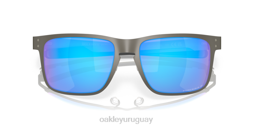Oakley metal holbrook XT4H353 gafas lentes polarizadas prizm sapphire, montura de bronce mate