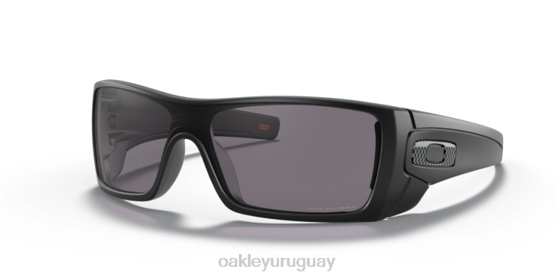 Oakley murciélago lobo XT4H490 gafas lentes polarizadas grises, montura negra mate