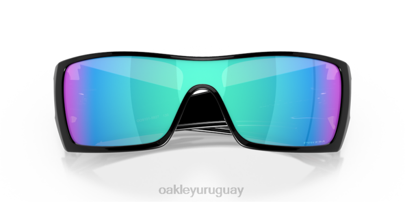 Oakley murciélago lobo XT4H492 gafas Lentes Prizm de zafiro, montura negra pulida.