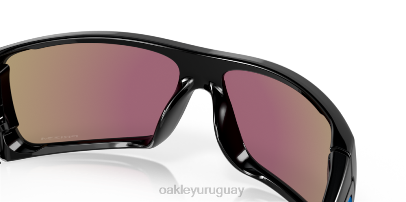 Oakley murciélago lobo XT4H492 gafas Lentes Prizm de zafiro, montura negra pulida.