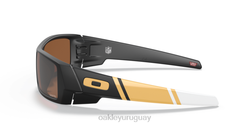 Oakley nueva orleans santos gascan XT4H564 gafas Lentes Prizm de tungsteno, montura negra mate.