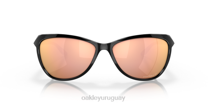 Oakley pasque XT4H736 gafas lentes polarizadas prizm oro rosa, montura negra pulida