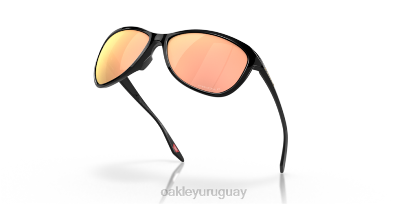 Oakley pasque XT4H736 gafas lentes polarizadas prizm oro rosa, montura negra pulida