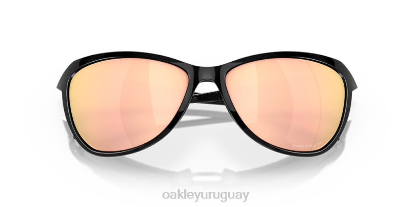 Oakley pasque XT4H736 gafas lentes polarizadas prizm oro rosa, montura negra pulida
