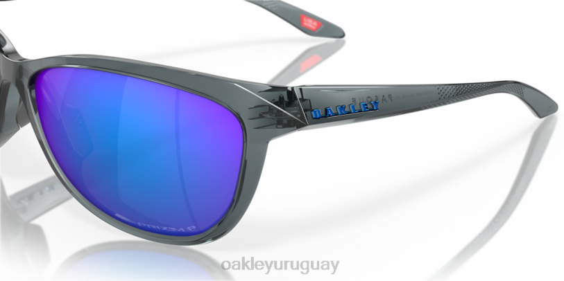 Oakley pasque XT4H737 gafas lentes polarizadas prizm sapphire, montura negra cristal