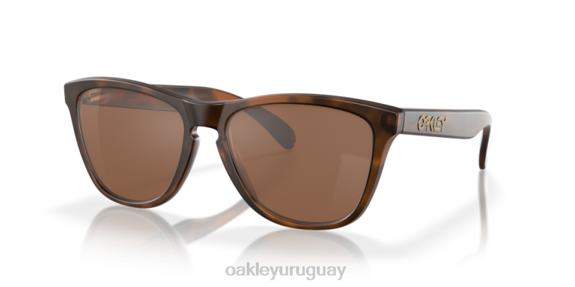Oakley pieles de rana XT4H109 gafas Lentes Prizm de tungsteno, montura carey mate.