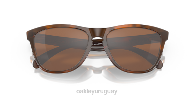 Oakley pieles de rana XT4H109 gafas Lentes Prizm de tungsteno, montura carey mate.