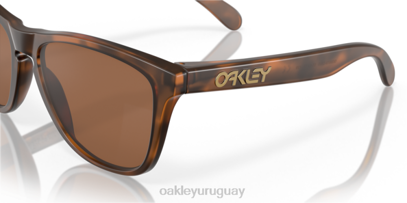 Oakley pieles de rana XT4H109 gafas Lentes Prizm de tungsteno, montura carey mate.
