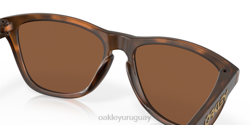 Oakley pieles de rana XT4H109 gafas Lentes Prizm de tungsteno, montura carey mate.