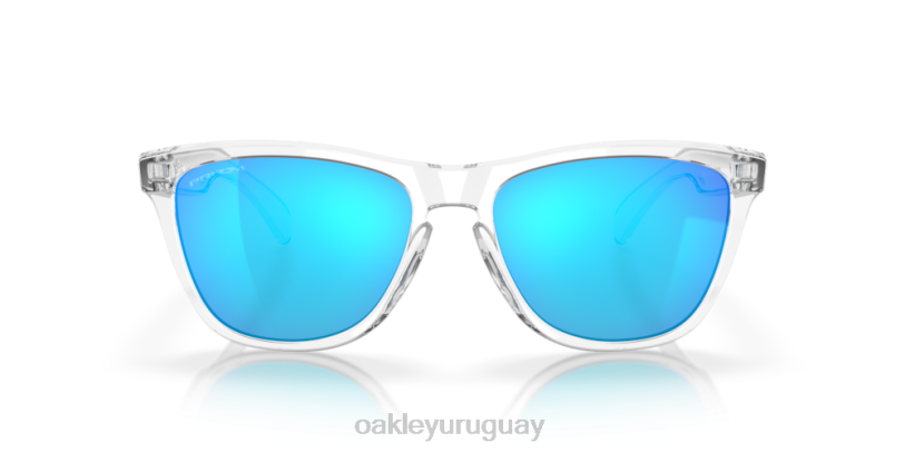 Oakley pieles de rana XT4H110 gafas Lentes Prizm de zafiro, montura transparente.