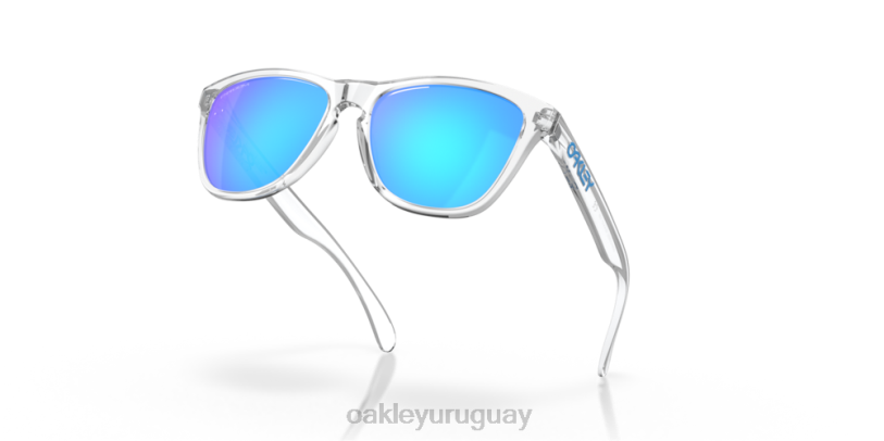 Oakley pieles de rana XT4H110 gafas Lentes Prizm de zafiro, montura transparente.