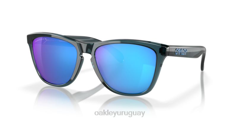 Oakley pieles de rana XT4H111 gafas lentes polarizadas prizm sapphire, montura negra cristal