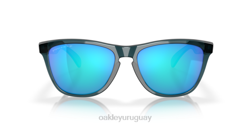 Oakley pieles de rana XT4H111 gafas lentes polarizadas prizm sapphire, montura negra cristal