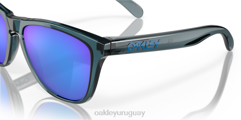 Oakley pieles de rana XT4H111 gafas lentes polarizadas prizm sapphire, montura negra cristal