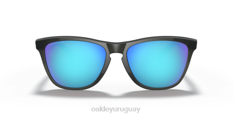 Oakley pieles de rana (ajuste de puente bajo) XT4H812 gafas lentes prizm zafiro, montura gris humo