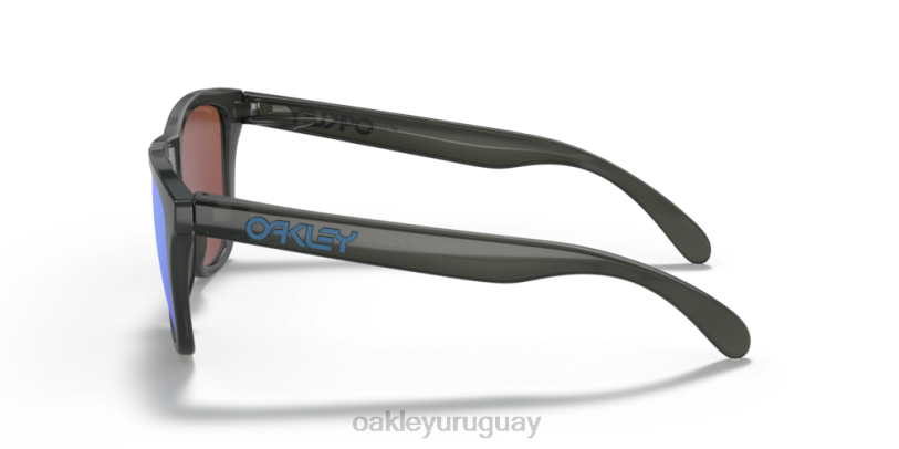 Oakley pieles de rana (ajuste de puente bajo) XT4H812 gafas lentes prizm zafiro, montura gris humo