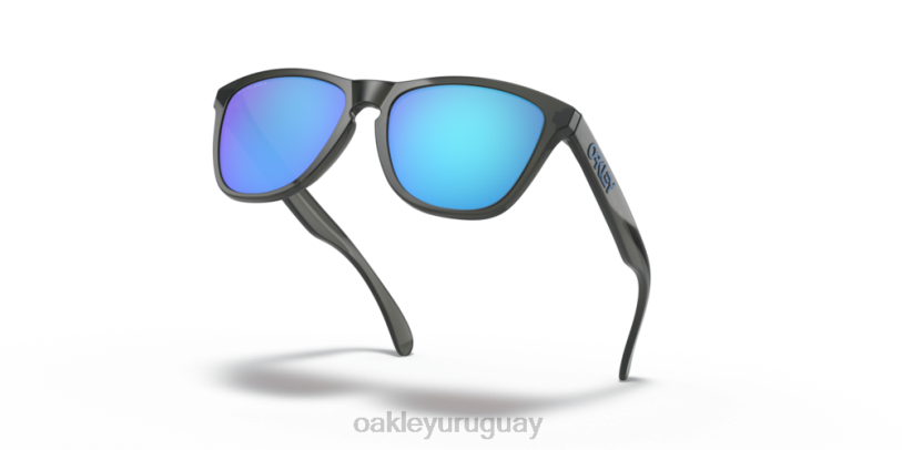 Oakley pieles de rana (ajuste de puente bajo) XT4H812 gafas lentes prizm zafiro, montura gris humo